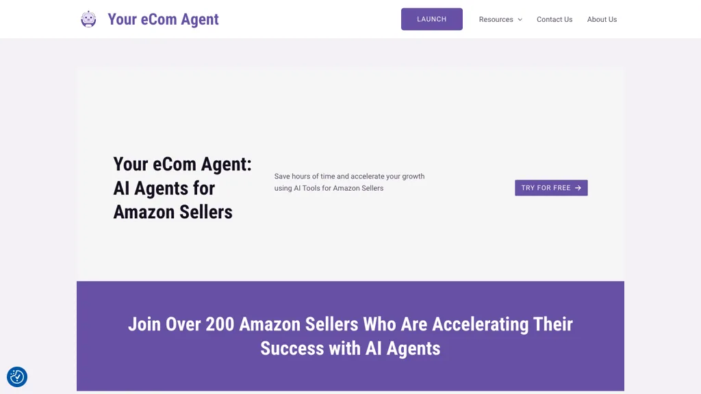 Your eCom Agent website