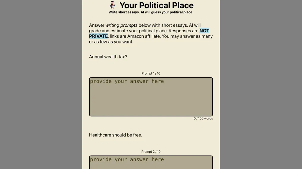 Your Political Place website