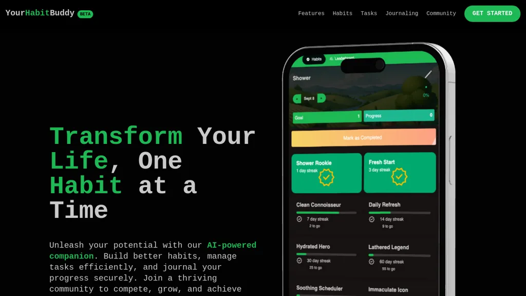 YourHabitBuddy website