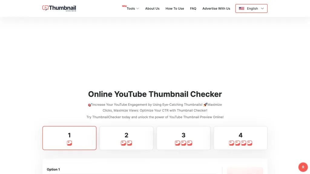 YouTube Thumbnail Checker website