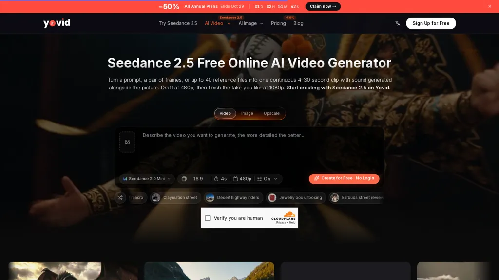 Yovid - Seedance 2.5 screenshot
