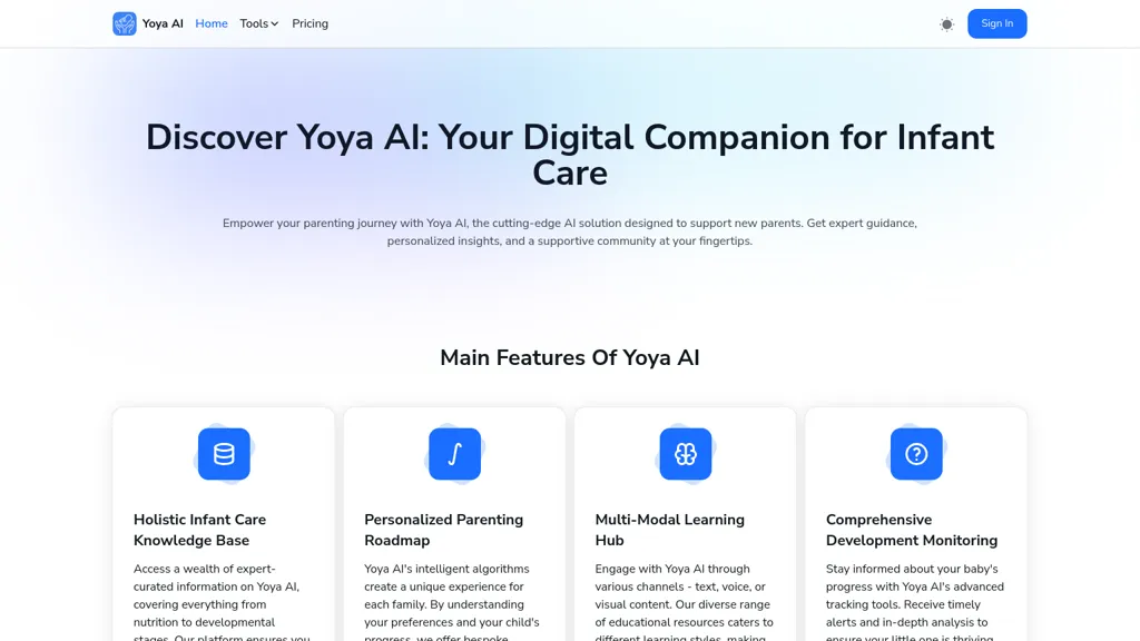 YOYA website