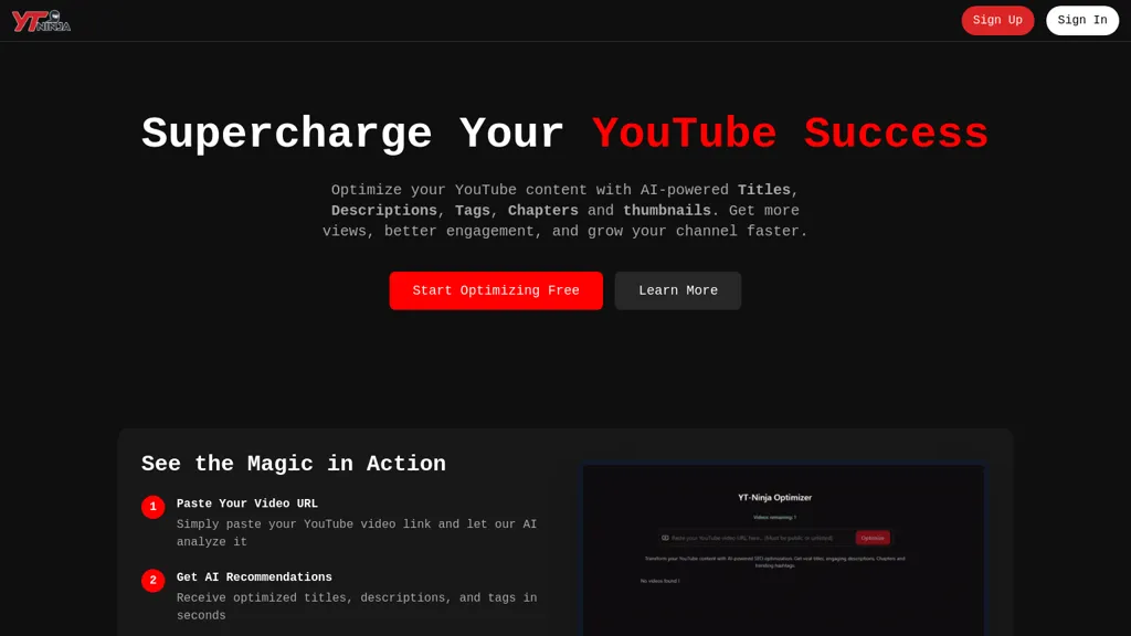YTNinja website