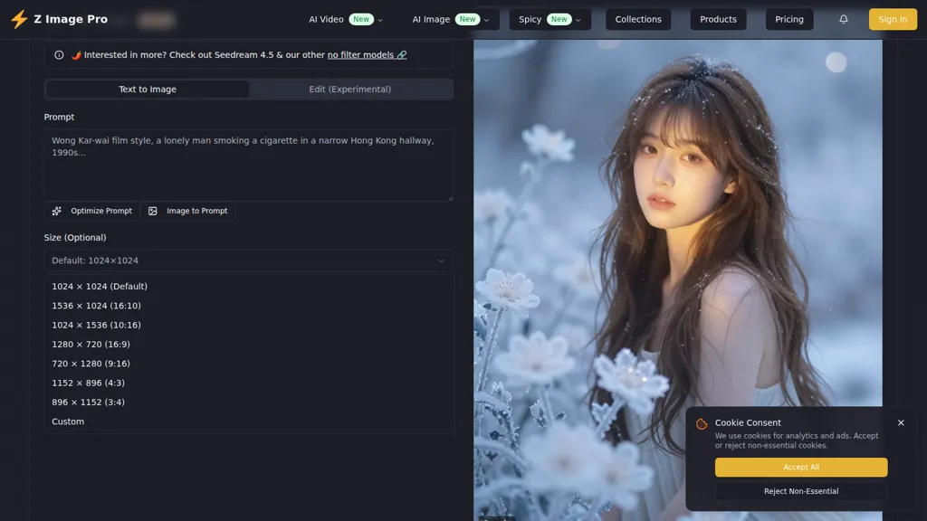 Z-Image AI AI tool screenshot