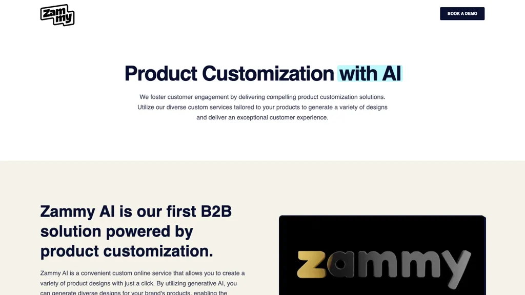 Zammy ai website