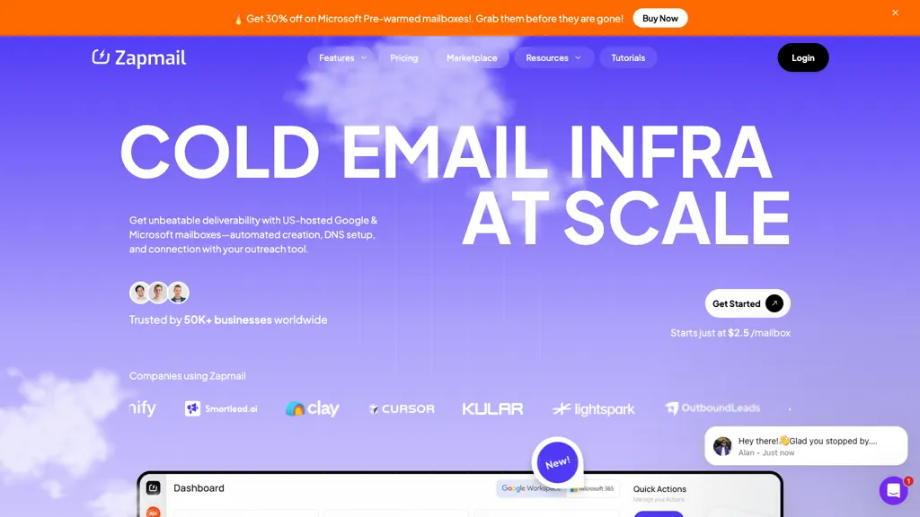 Zapmail AI tool screenshot