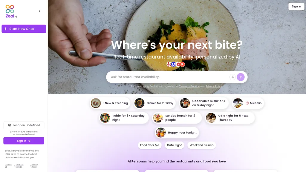 Zeal AI website