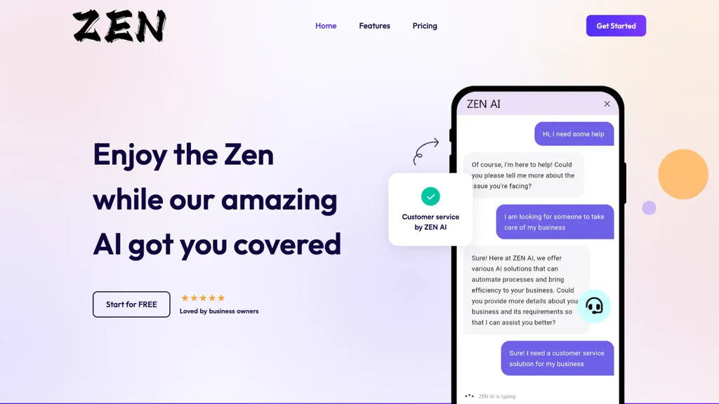 Zen Ai website