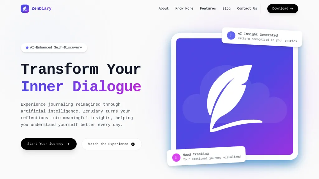 ZenDiary website