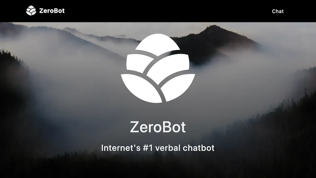 ZeroBot website