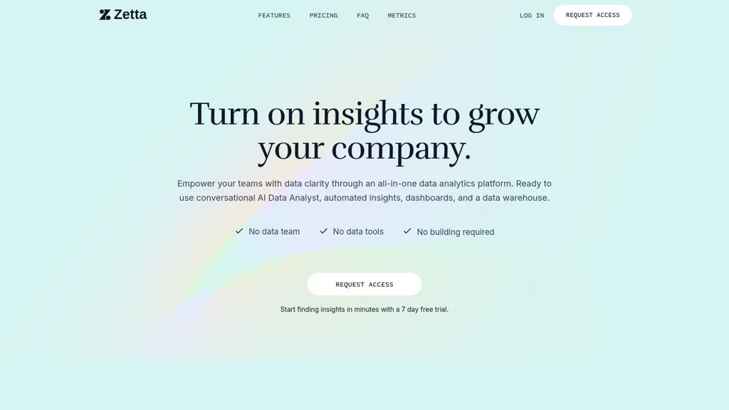 Zetta website