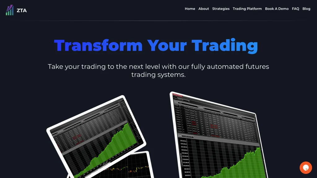 Zion Trading Algos website