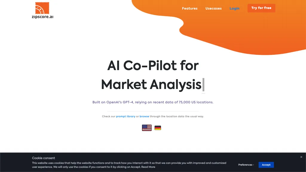 Zipscore AI website