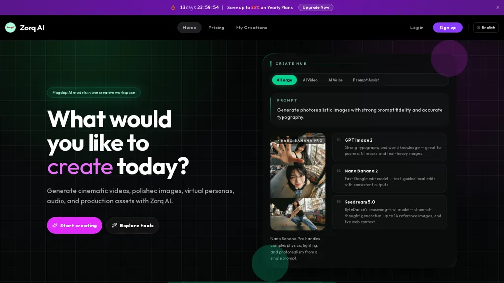 Zorq-AI.io AI tool screenshot