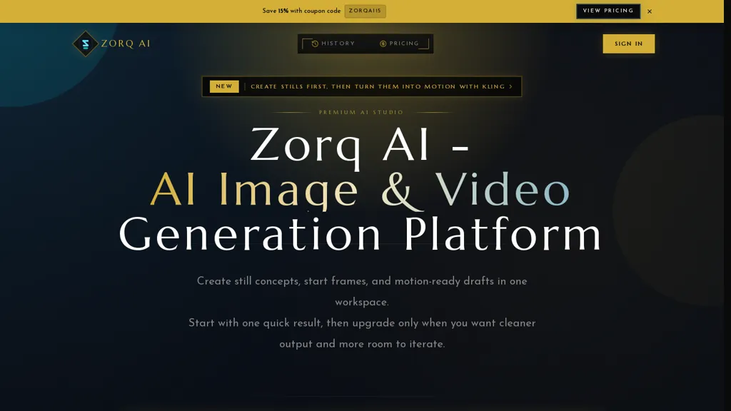 Zorq AI AI tool screenshot