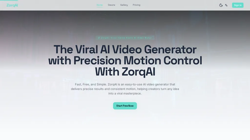ZorqAI.app AI tool screenshot