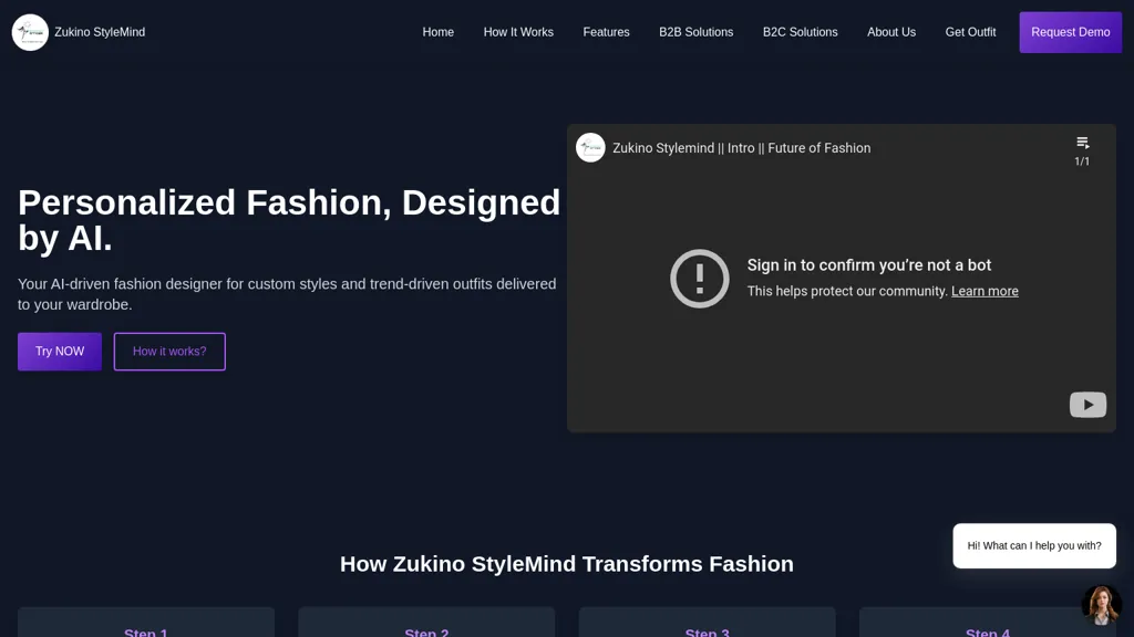 Zukino StyleMind website